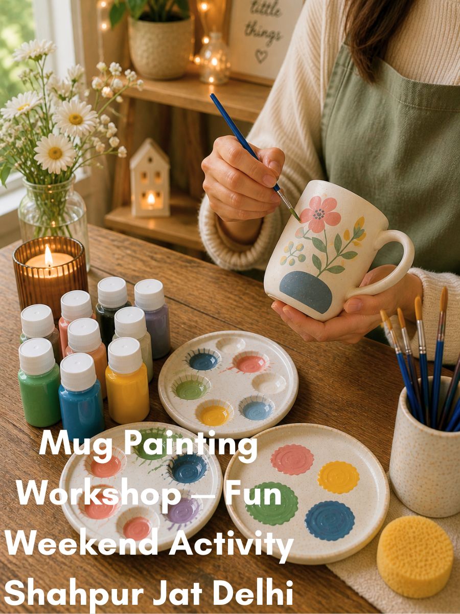Mug Painting Workshop — Fun Weekend Activity Shahpur Jat Delhi in Delhi