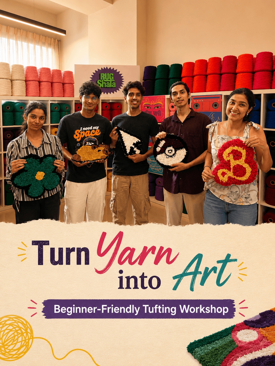 Create Your Own Rug | Tufting Workshop @ Ityadi Studios