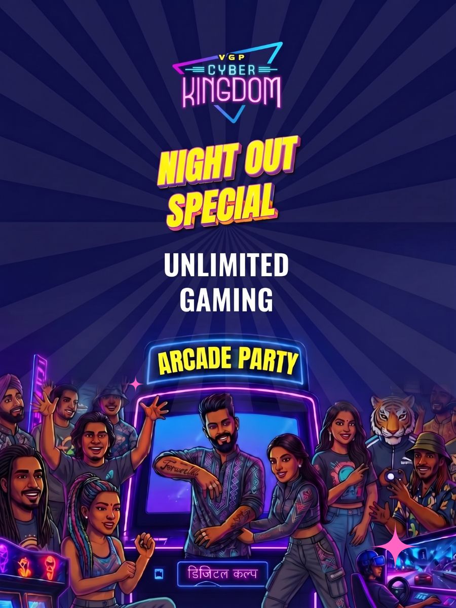 Arcade Party at VGP Cyber Kingdom | Night Out Special
