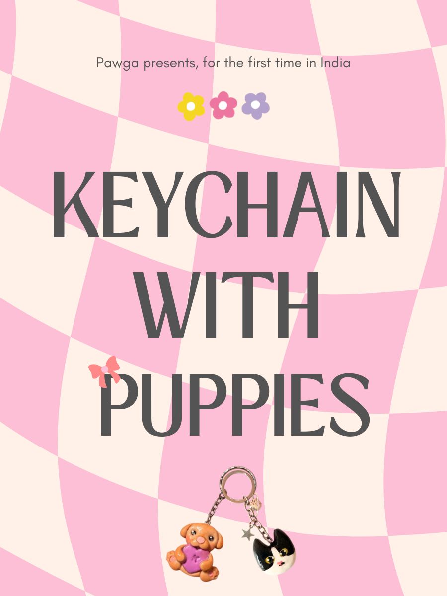 Clay Keychain with puppies at CCD