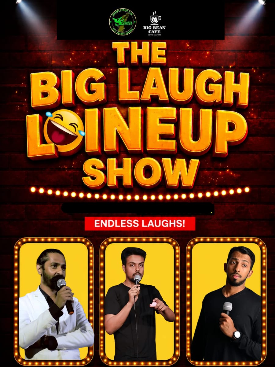 The Big Laugh Lineup Show | Big Bean Cafe Indiranagar