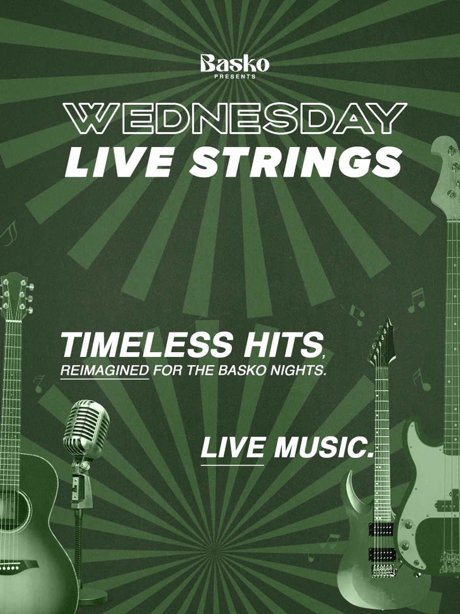 Wednesday Live Strings at Basko!