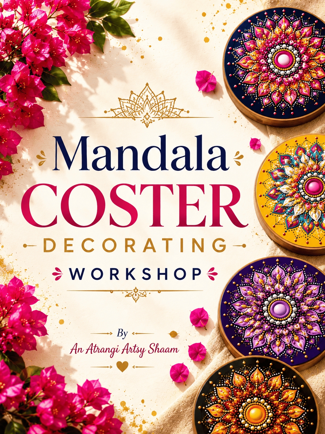 Mandala Coaster Decorating