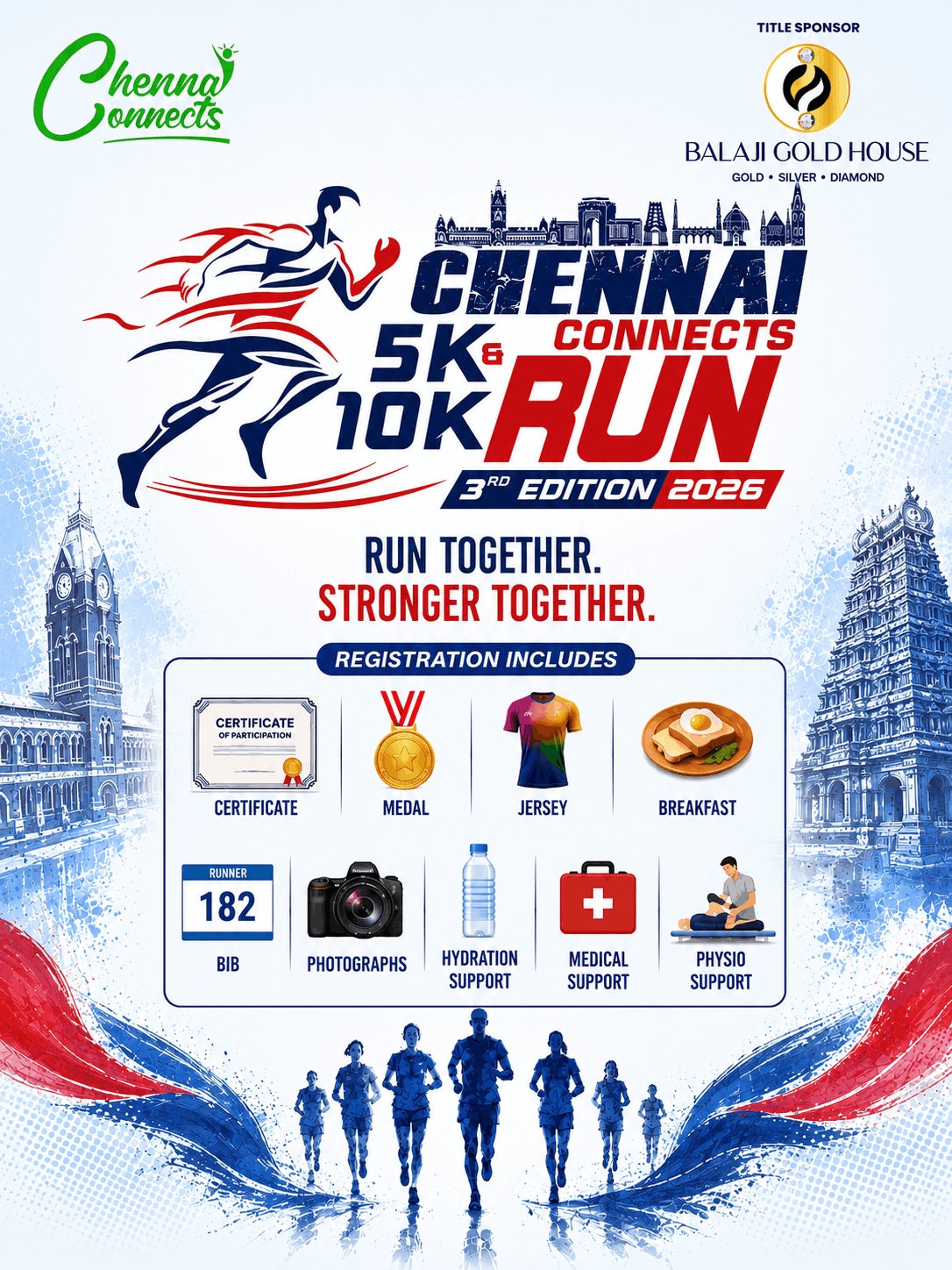 Chennai Connects 5K and 10K Run 3rd Edition 2026