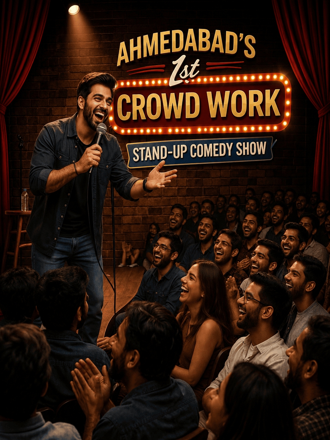 Ahmedabad's 1st Crowd Work Comedy Show
