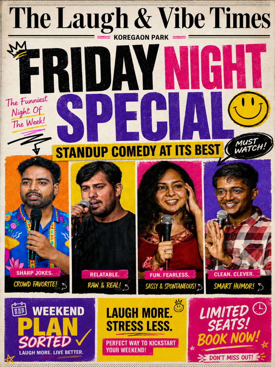 Friday Night Special Standup Comedy at Koregaon Park