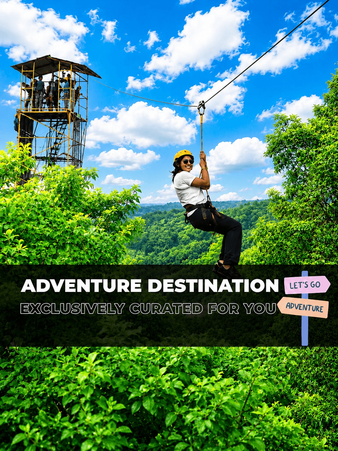 Adventure 1 Zone Campsite - A Full-Day Adventure Experience