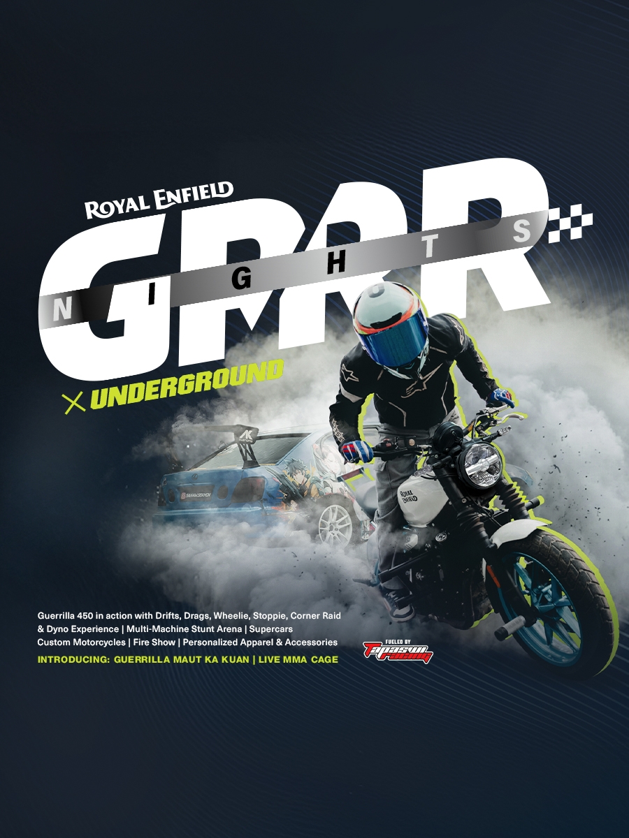 Royal Enfield GRRR Nights X Underground