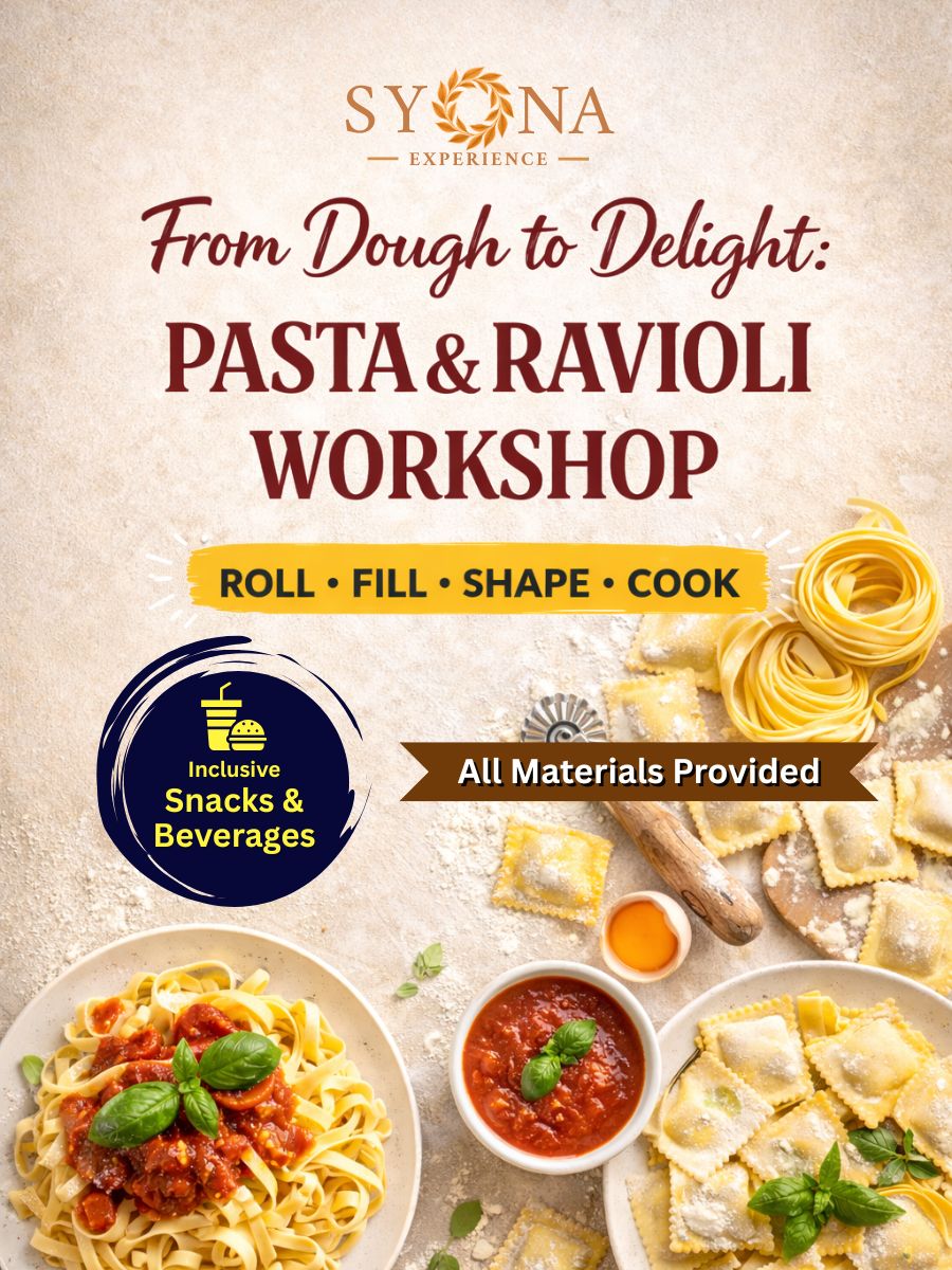 From Dough to Delight: Pasta & Ravioli Workshop