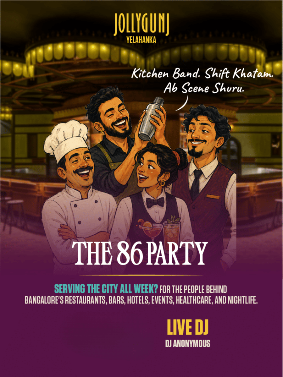The 86 Party - Industry Night | Jollygunj, Yelahanka
