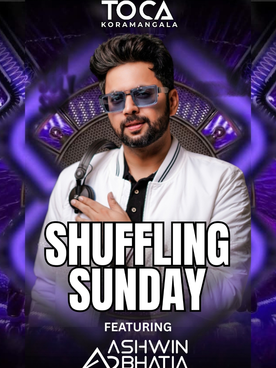 Shuffling Sunday - Bollywood Night ft DJ Ashwin Bhatia
