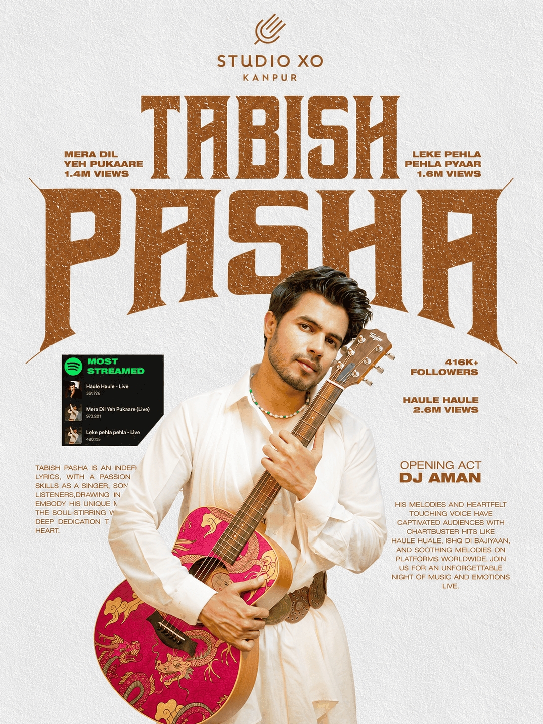 Studio Xo Presents Tabish Pasha Live