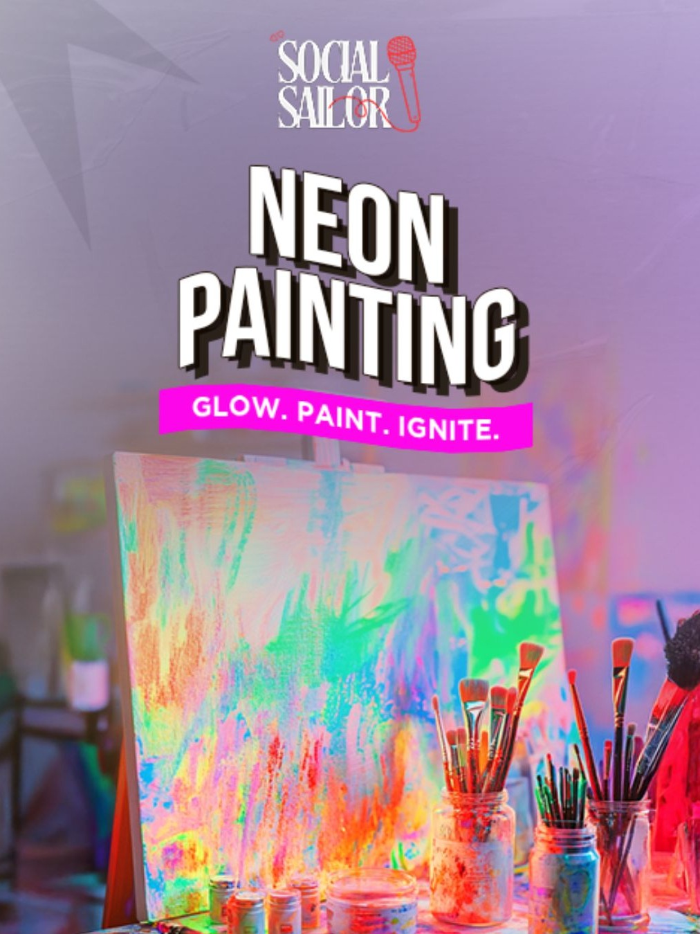 Neon Painting Date - Delhi