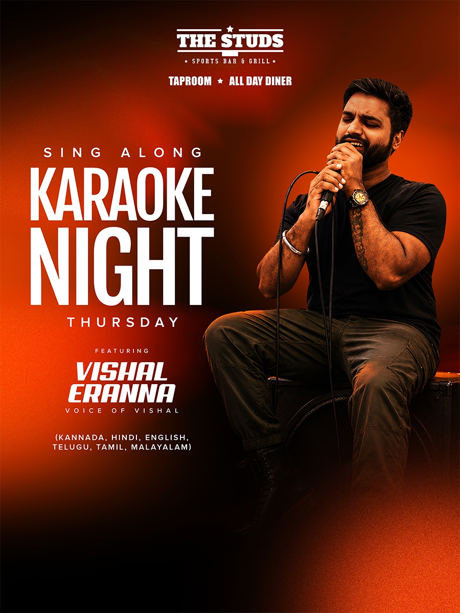 Thursday Karaoke Nights at The Studs Sahakarnagar