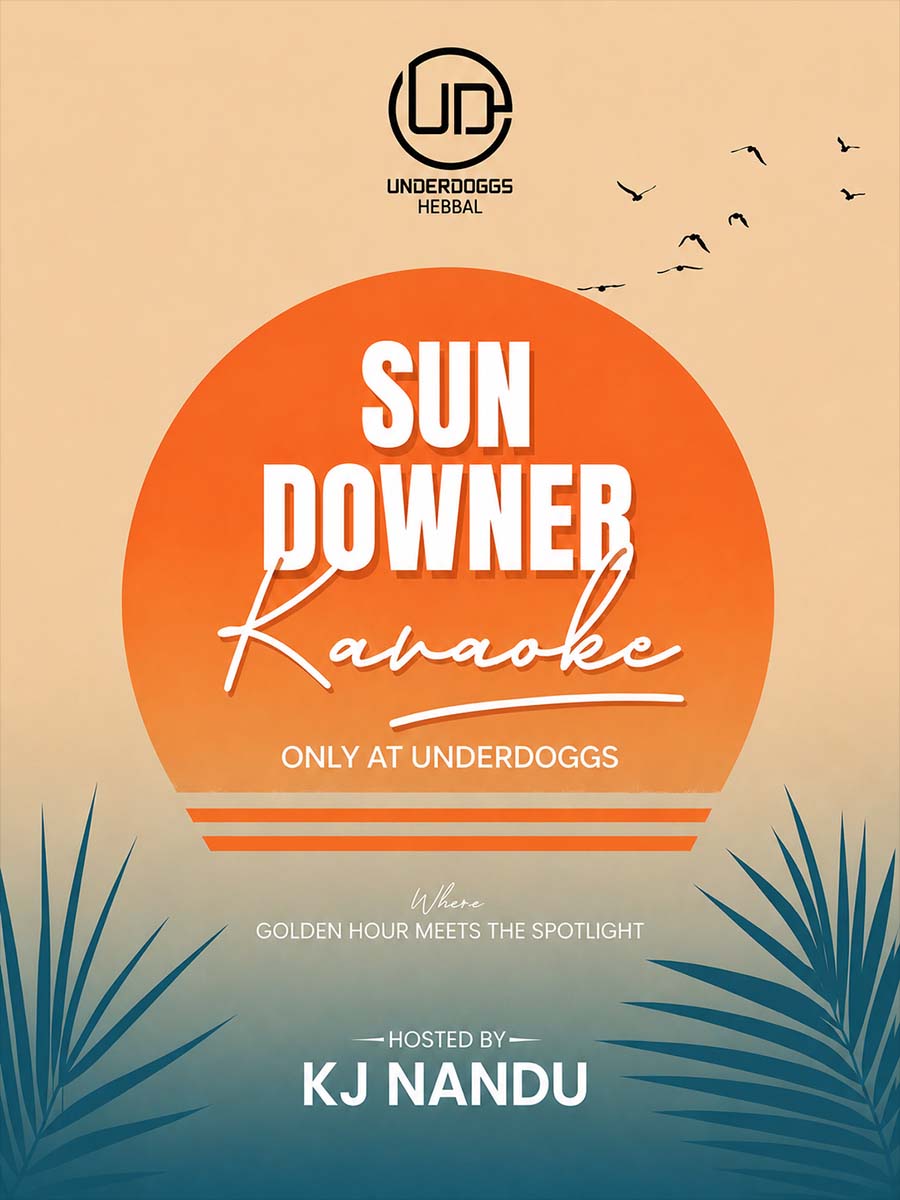 Sundowner Karaoke at Underdoggs Hebbal