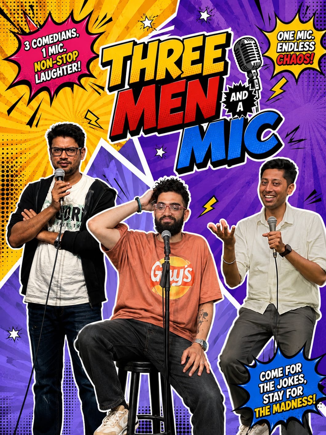 Three Men And A Mic 