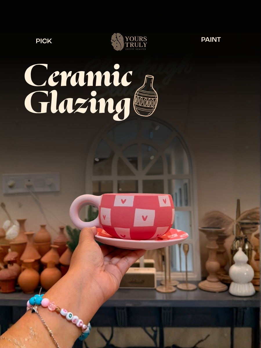 Ceramic Glazing Painting at Yours Truly by Clay Dough Studios 