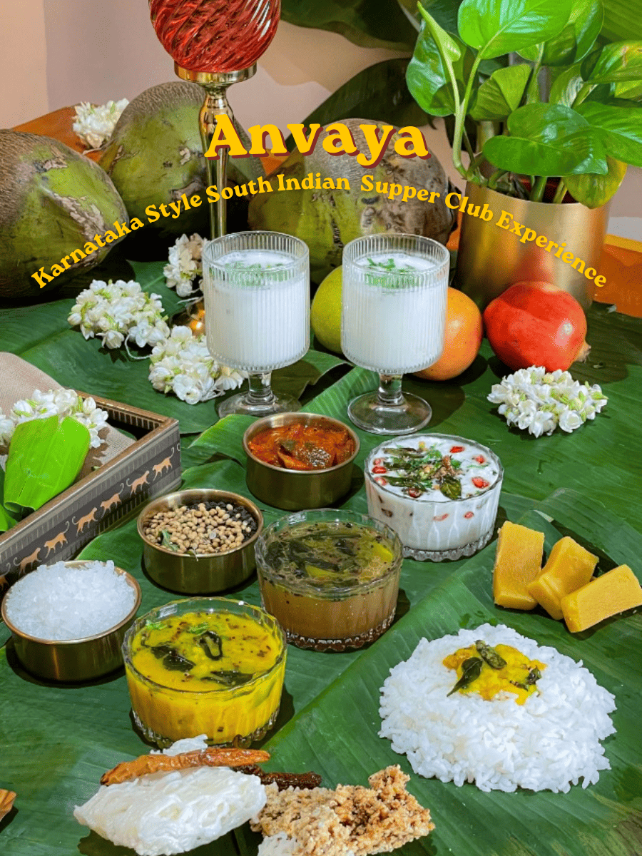 Anvaya - Karnataka Style South Indian Supper Club Experience