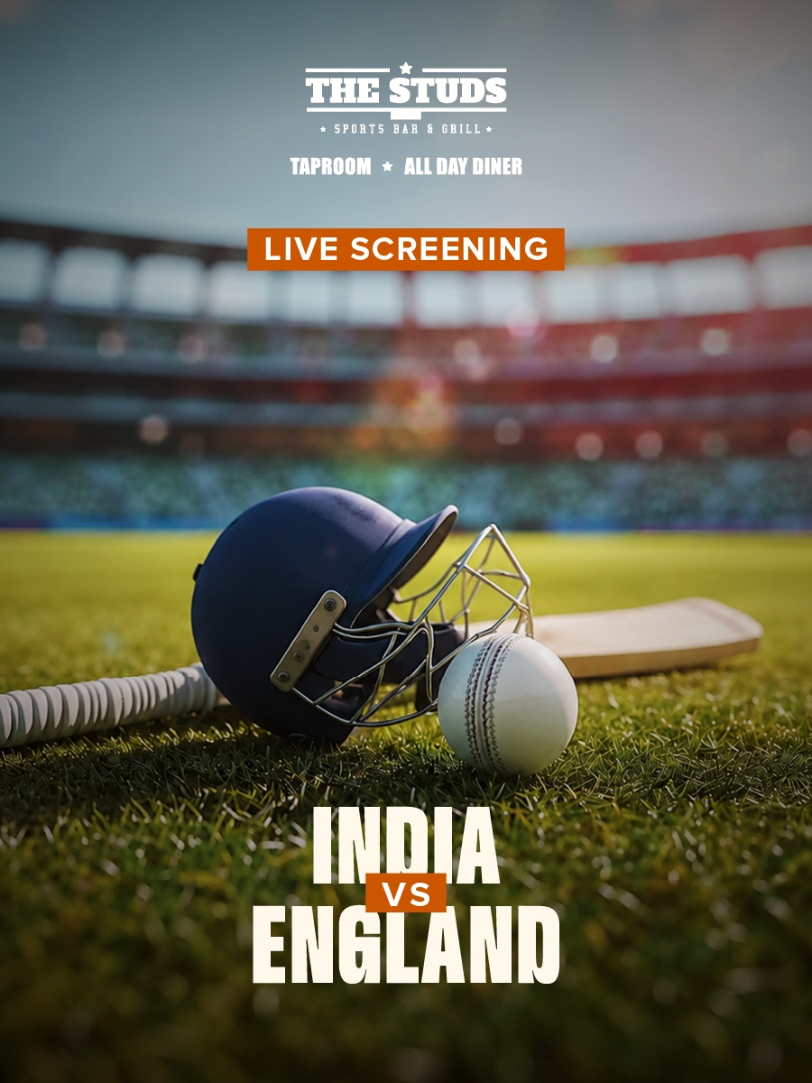 Screening of India vs England Live at The Studs Ranchi