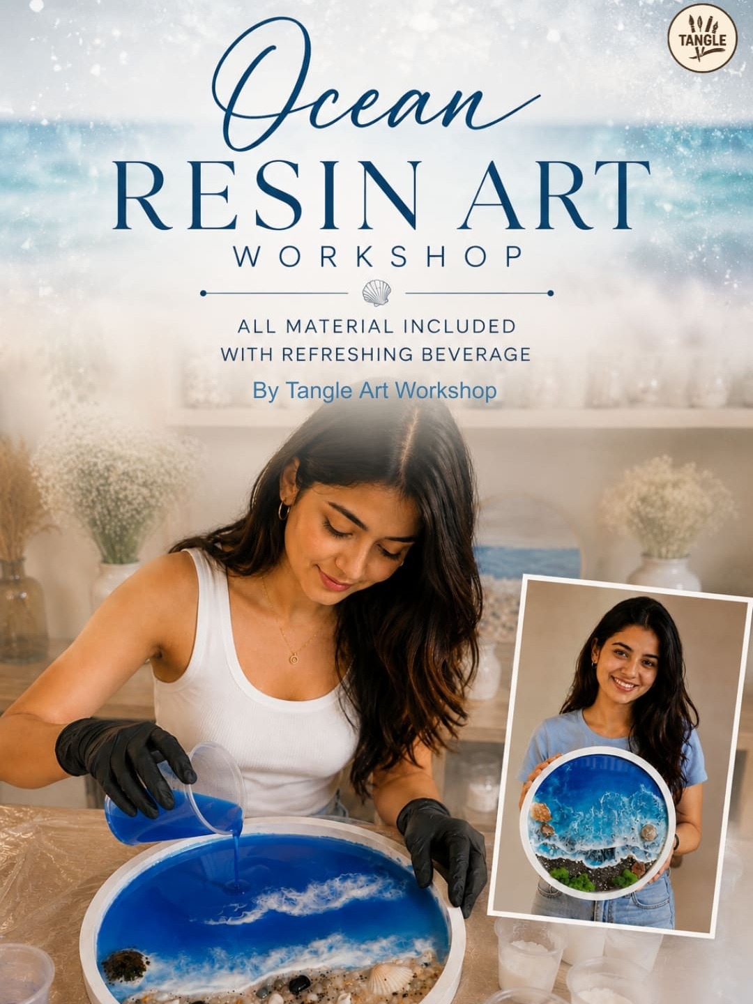 Ocean Resin Art Workshop