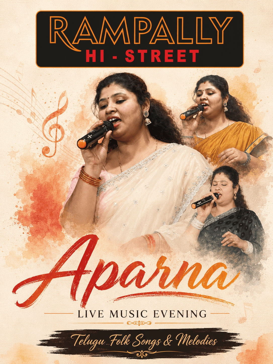 Telangana Folk Songs and Melodies by Aparna at Rampally