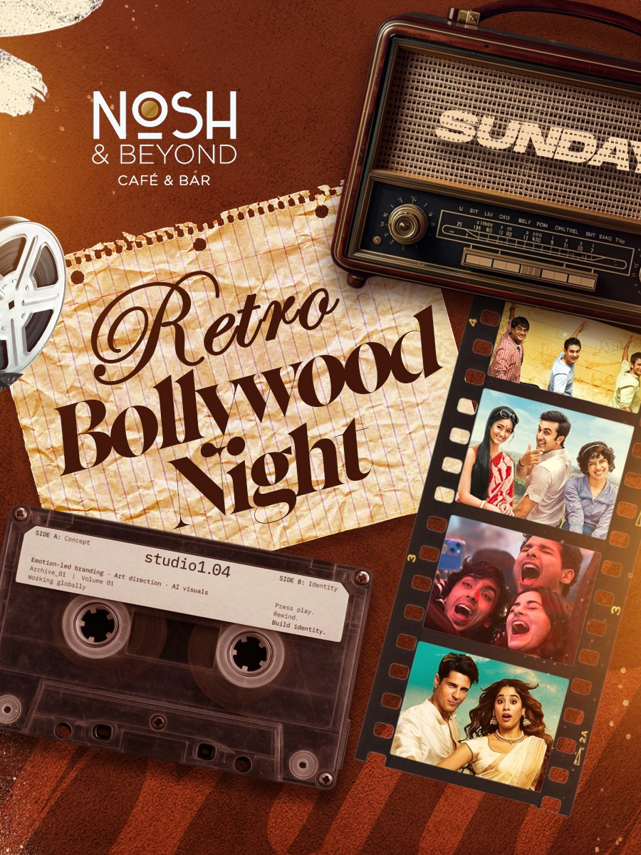 Retro Bollywood Night at Nosh and Beyond Café and Bar