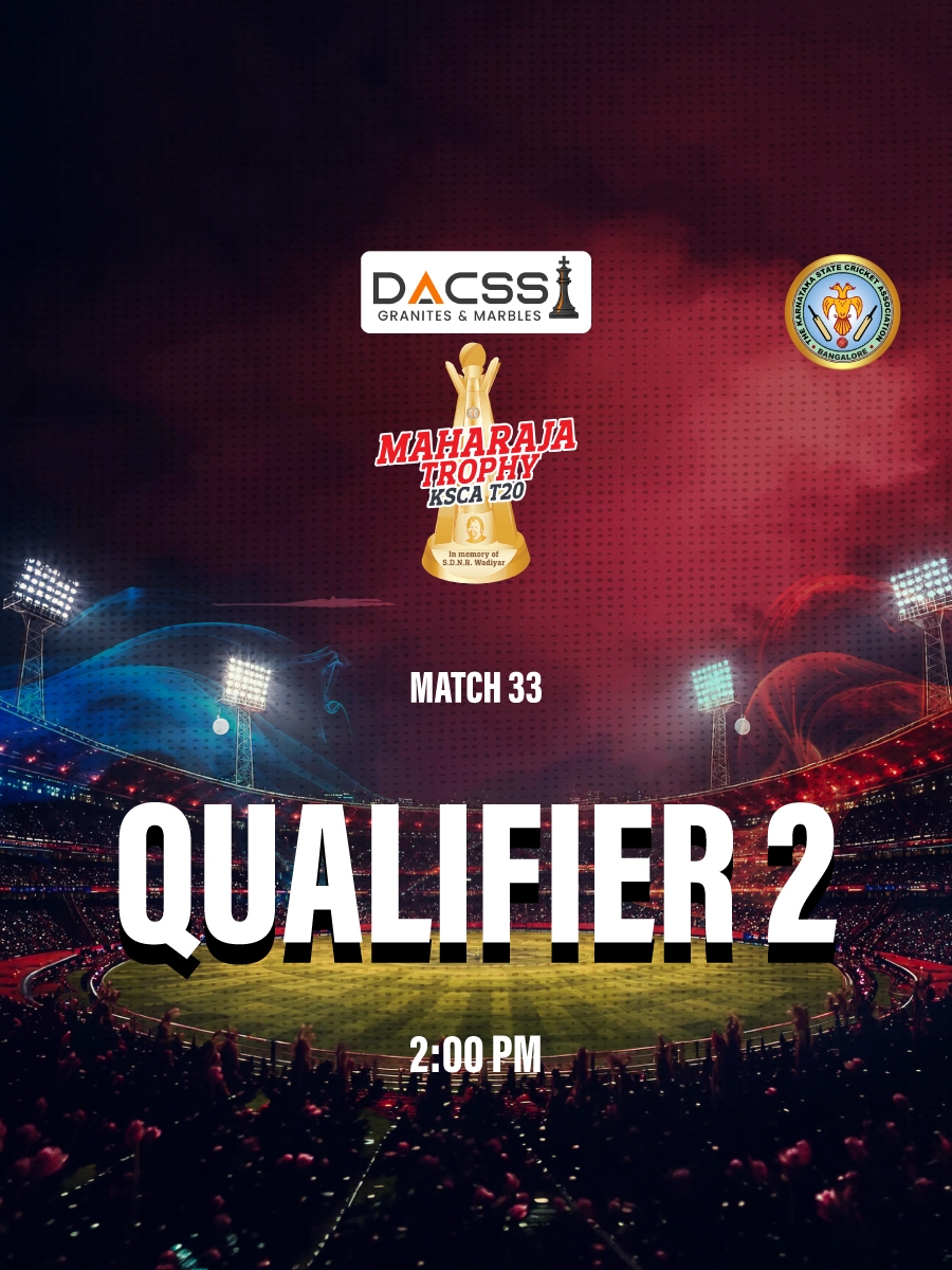 Maharaja Trophy 2026: Qualifier 2