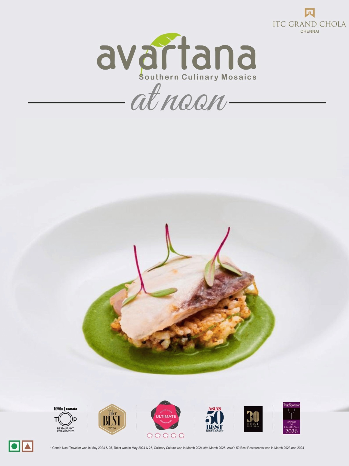 Avartana at Noon | ITC Grand Chola