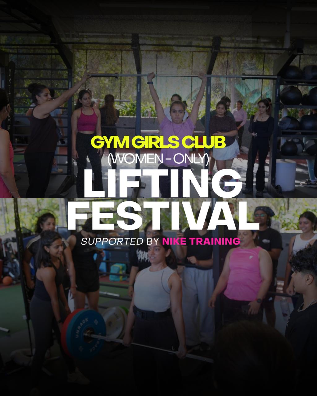 Women Only Lifting Festival in Bangalore by Gym Girls Club