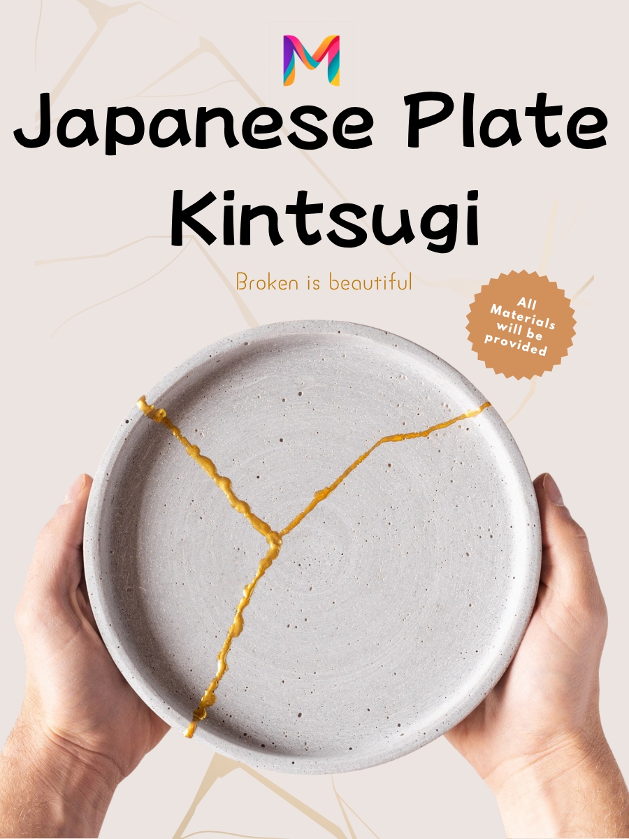 Japanese Plate Kintsugi