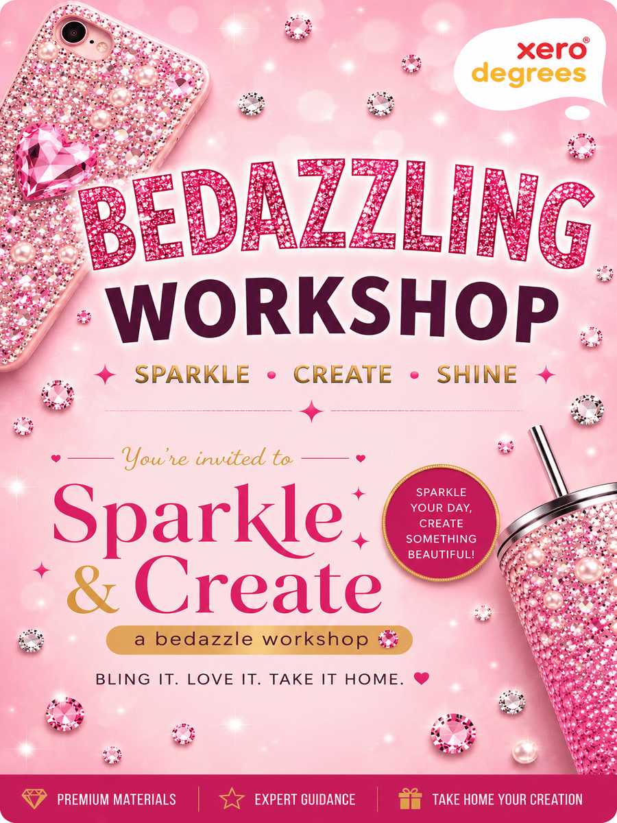 Sparkle and Create - A Bedazzling Workshop ✨