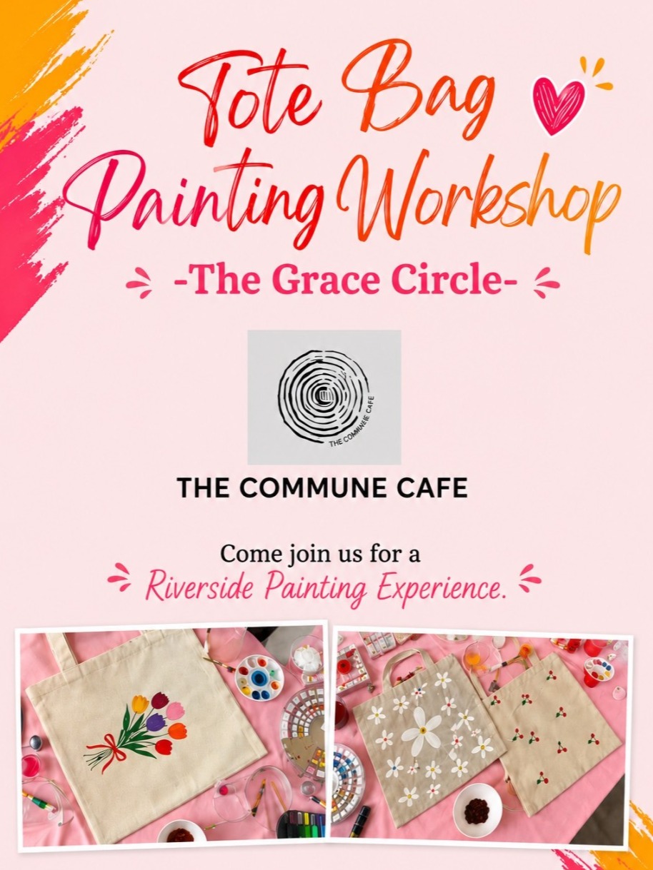 Tote Bag Painting Workshop at a Riverside Café KP  