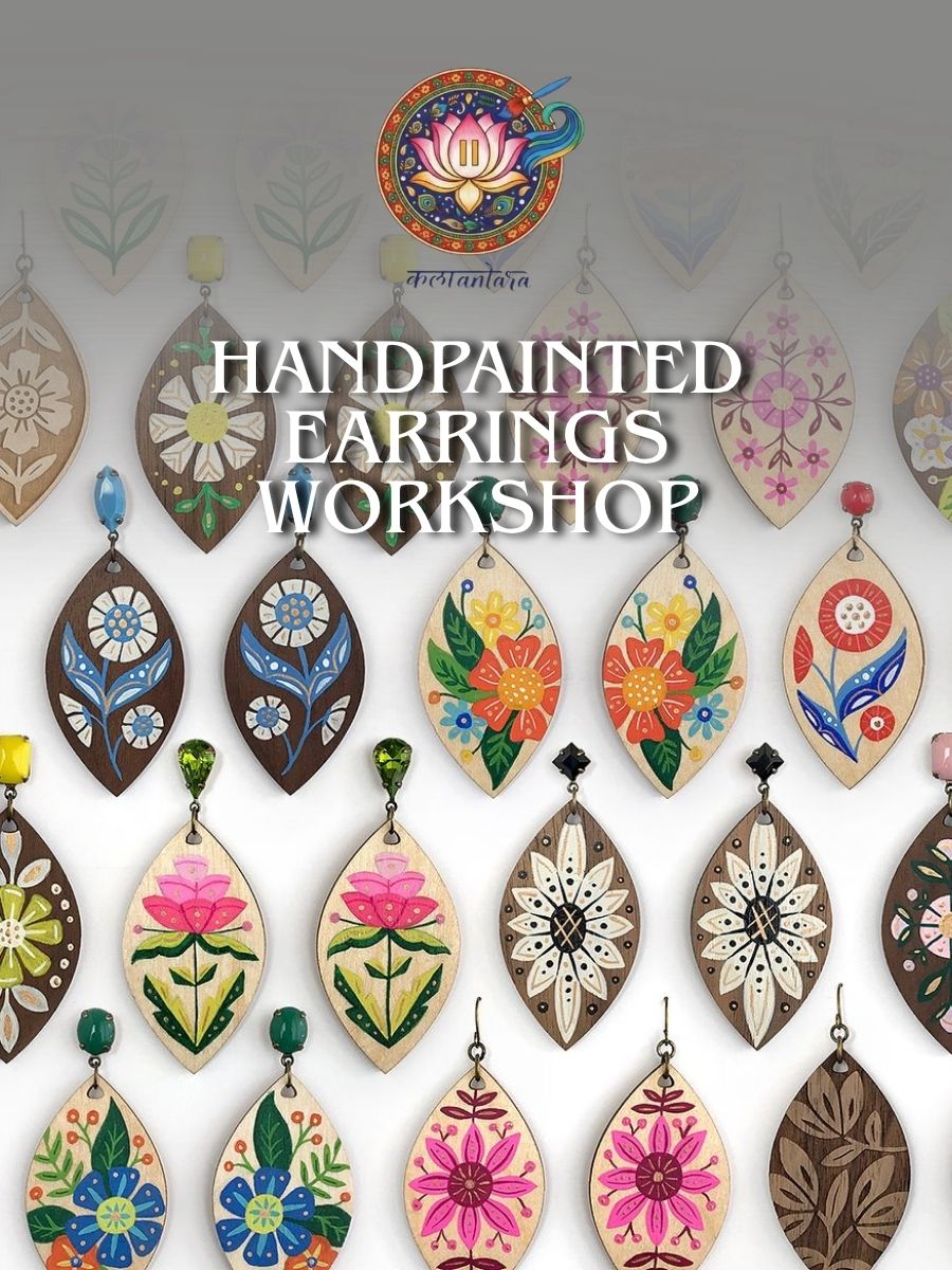 Handpainted Earrings | Kalaantara