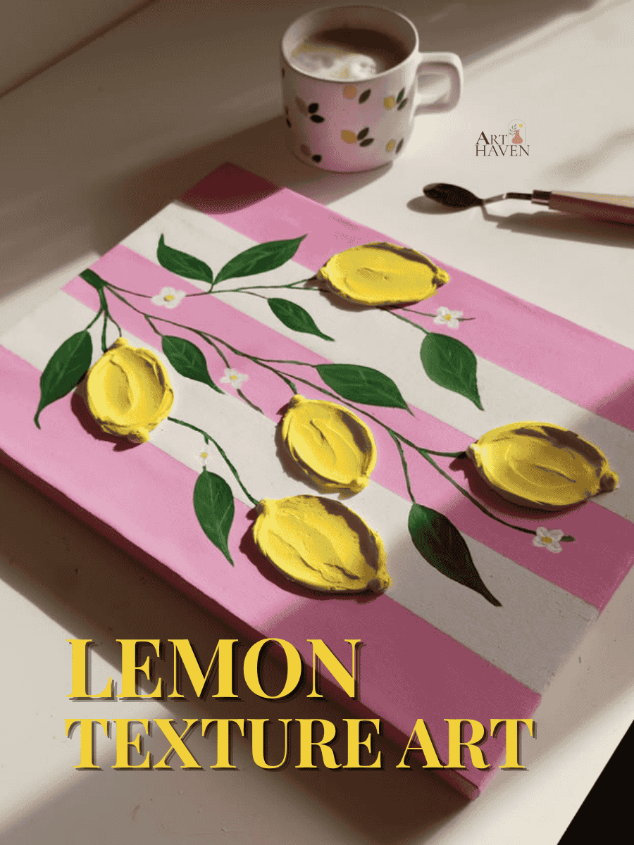 Lemon Texture Art