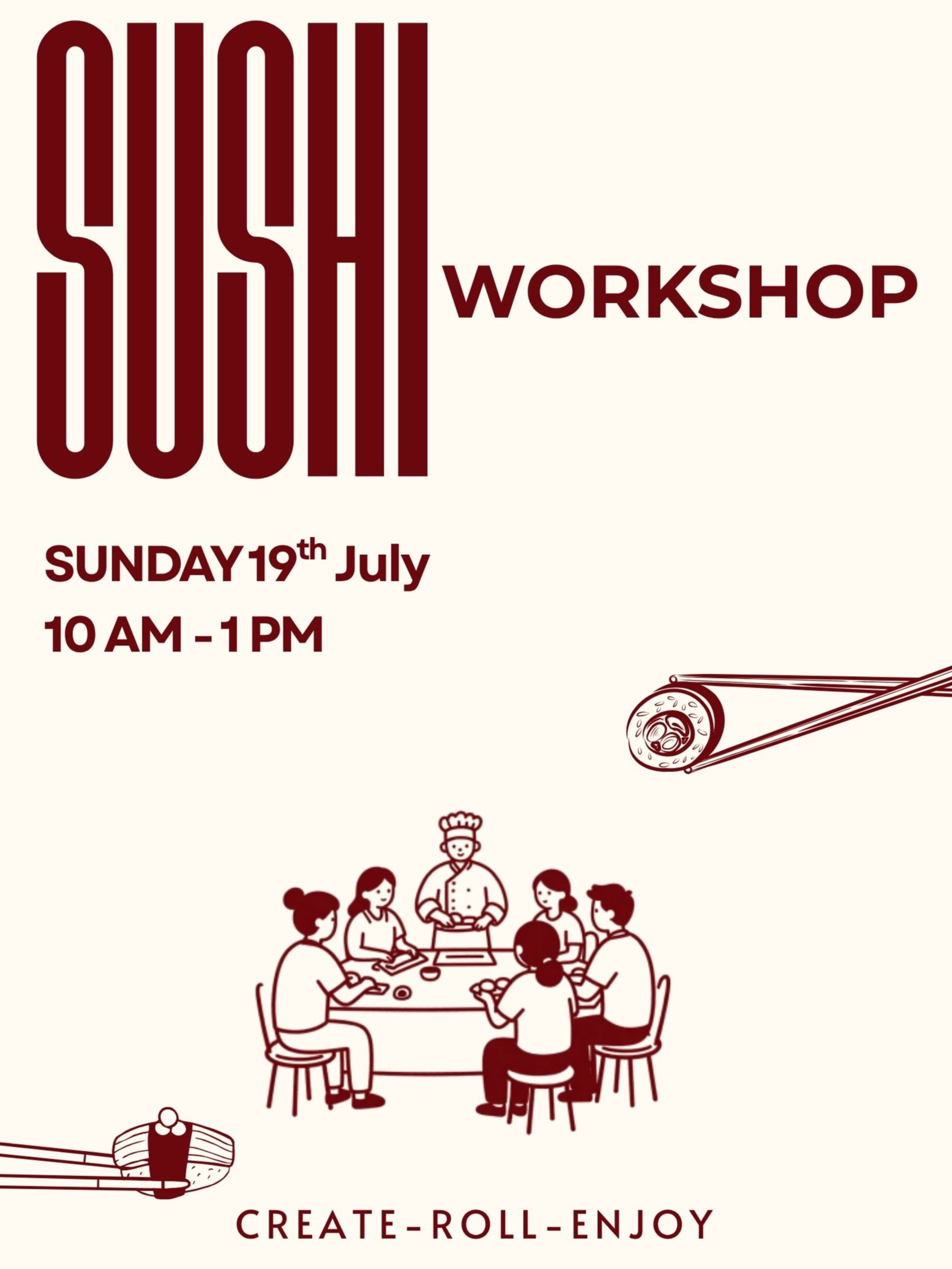 Tokyo To Mysuru (Sushi Workshop)
