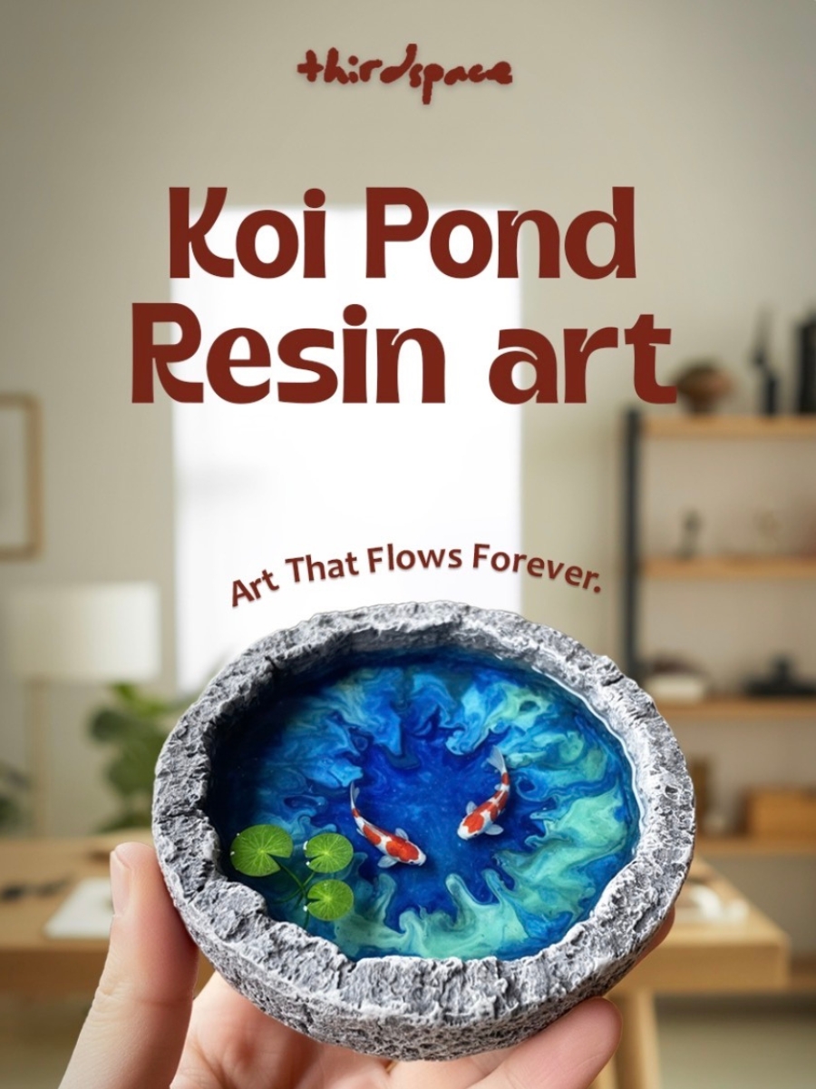 Koi Pond Resin Art Workshop