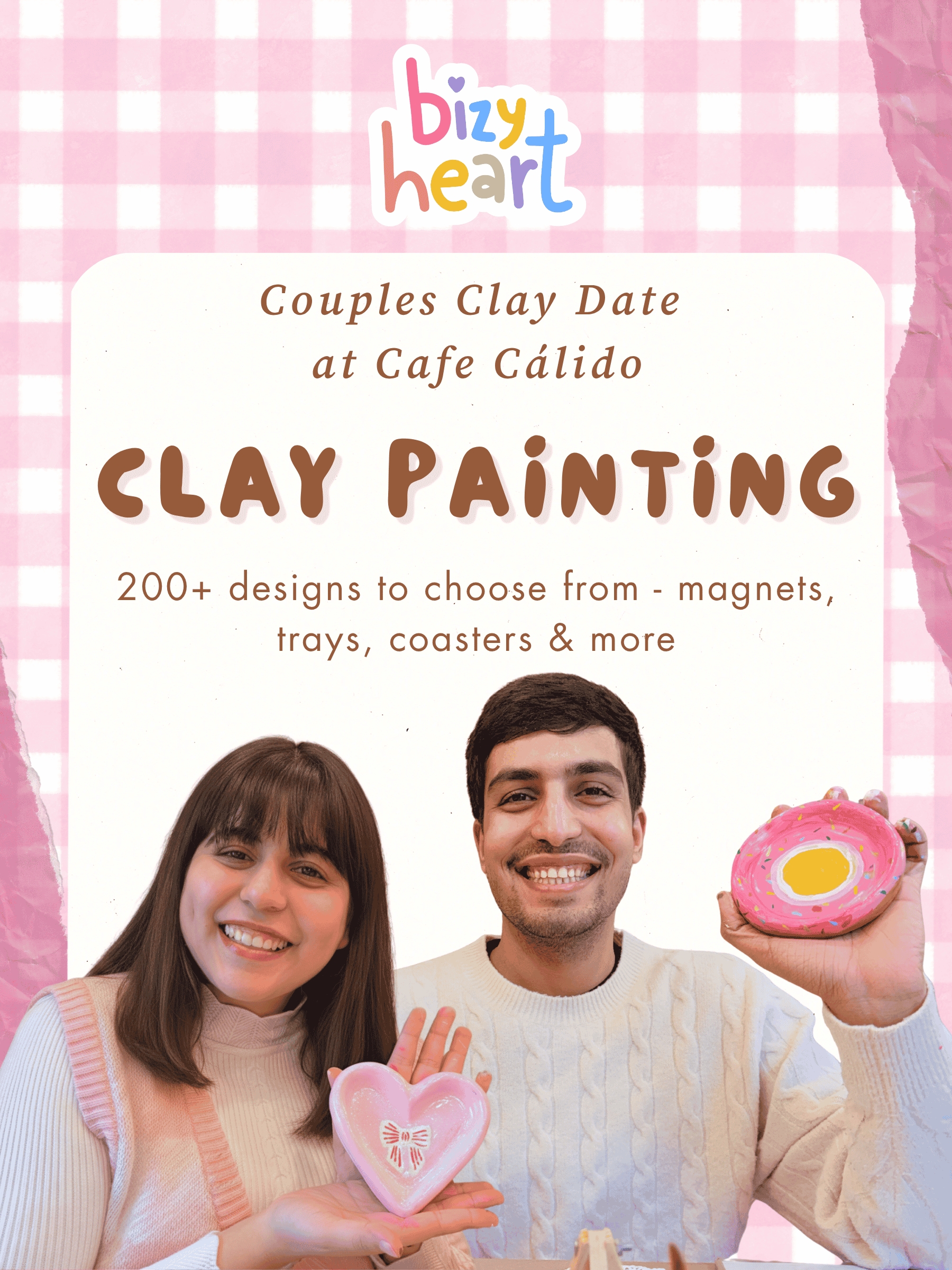 Couples Clay Date at Cafe Cálido