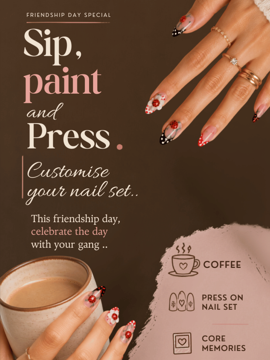 Sip, Paint & Press- Friendship Day Special