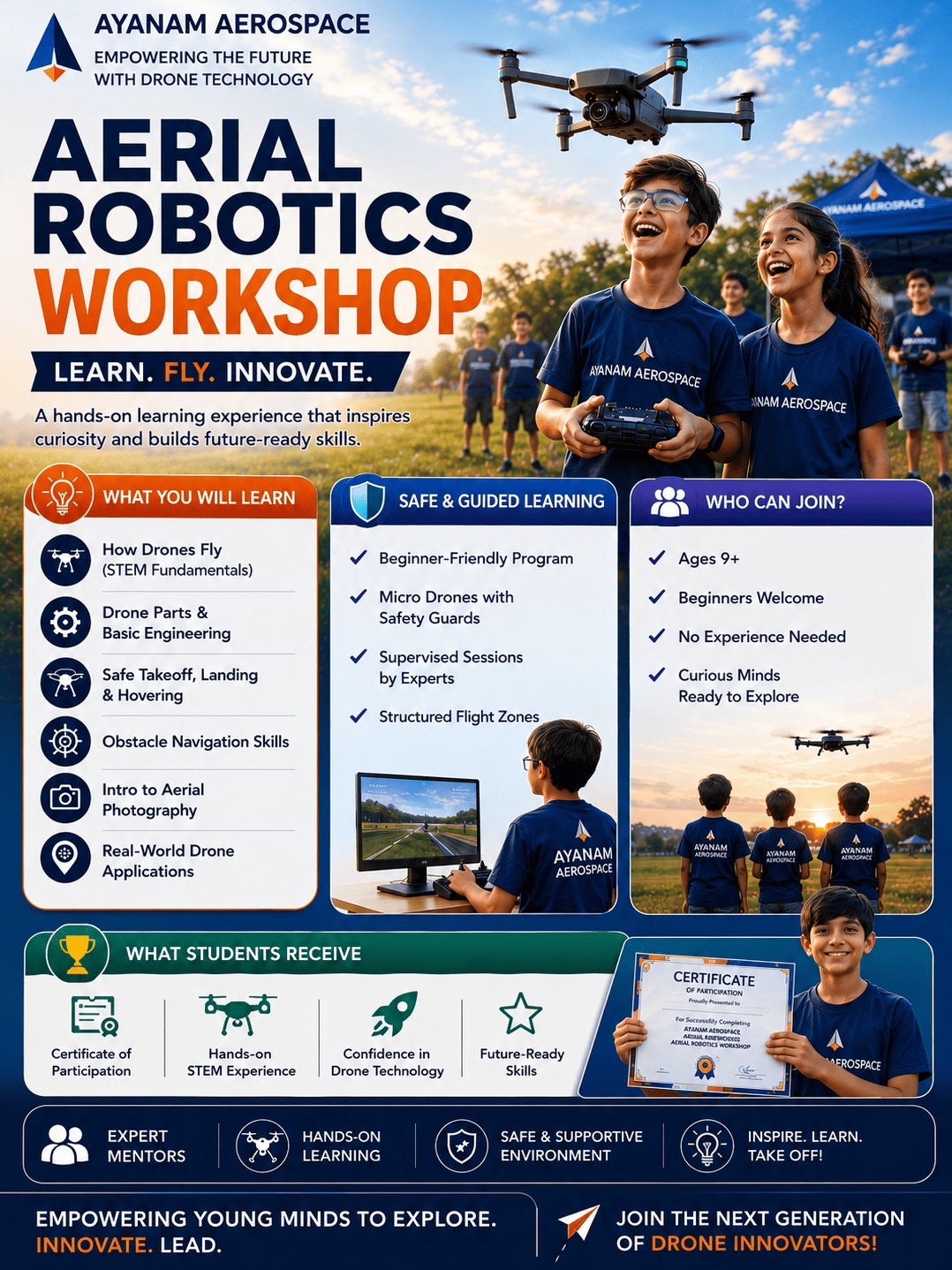  Drone Workshop 2026 – Ayanam Aerospace