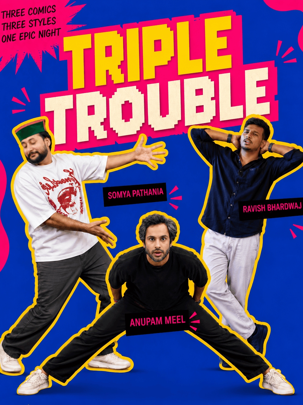 Triple Trouble – Stand-Up Comedy Show