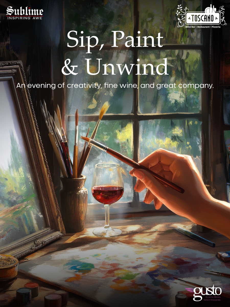 Sip, Paint & Unwind – An Evening of Art and Wine