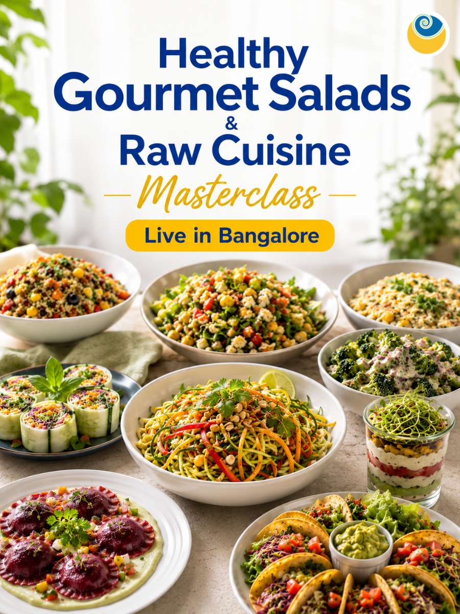 Healthy Gourmet Salads & Raw Cuisine Masterclass