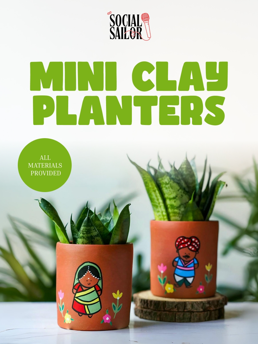 Mini Clay Planters - Ahmedabad 