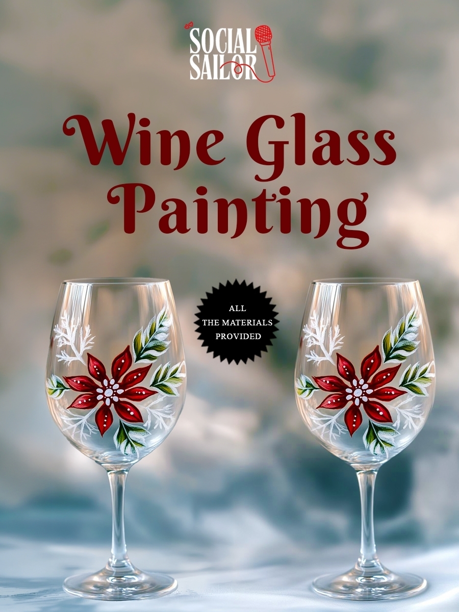Wine Glass Painting - Ahmedabad 