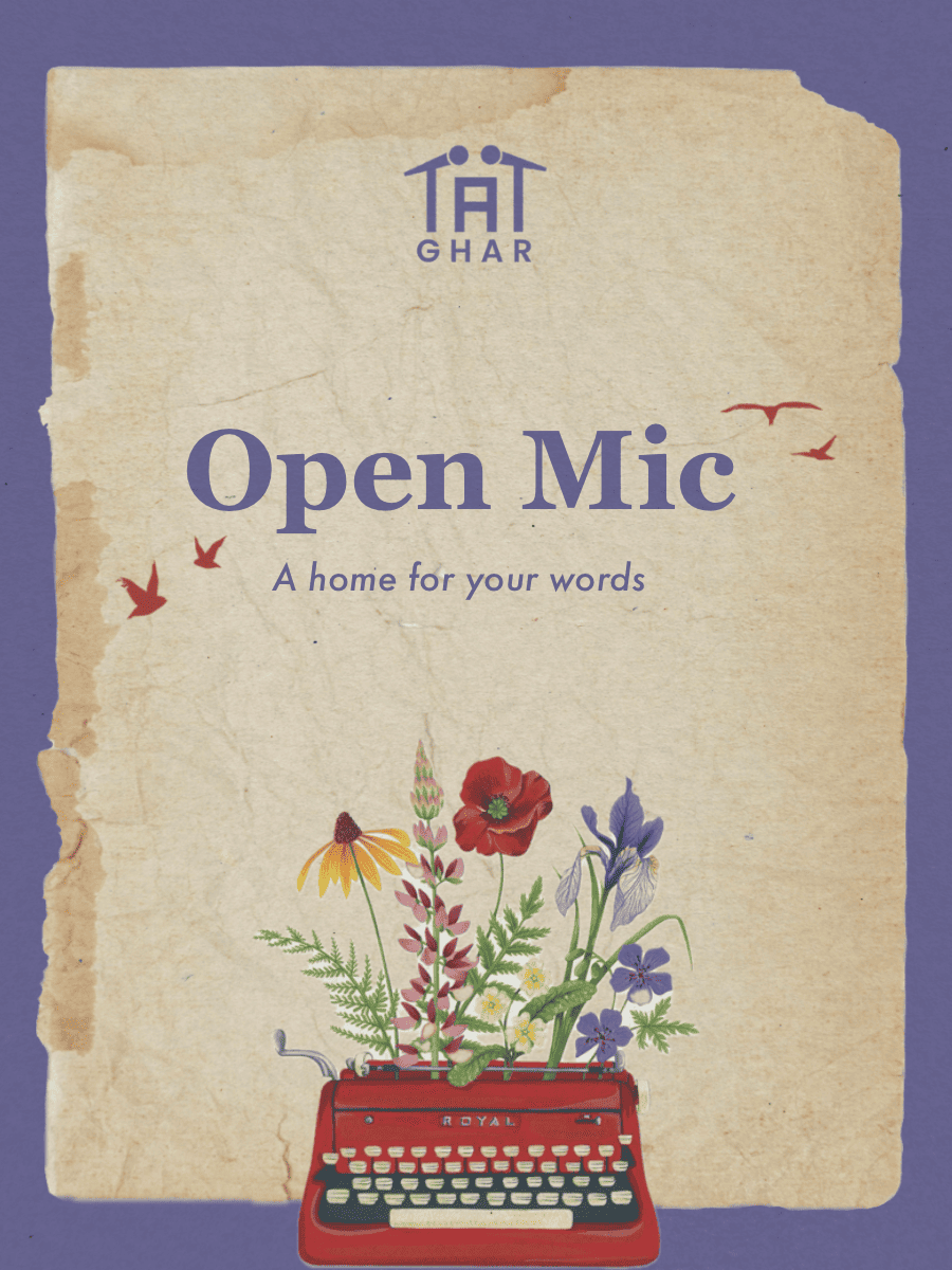 Ghar - An Open Mic for Words by Tape A Tale | Hyderabad