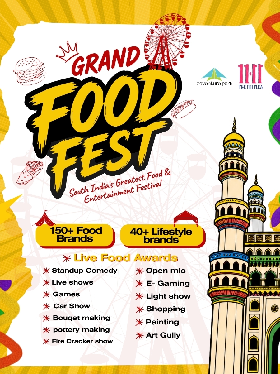 Grand Food Fest 2026 – South India's Greatest Food and Entertainment Festival