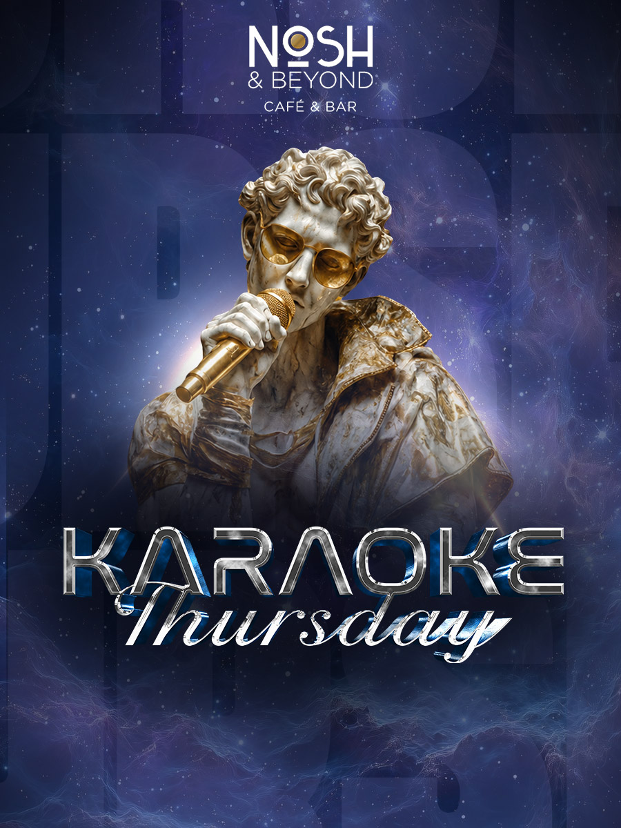 Karaoke Thursdays at Nosh and Beyond Café and Bar