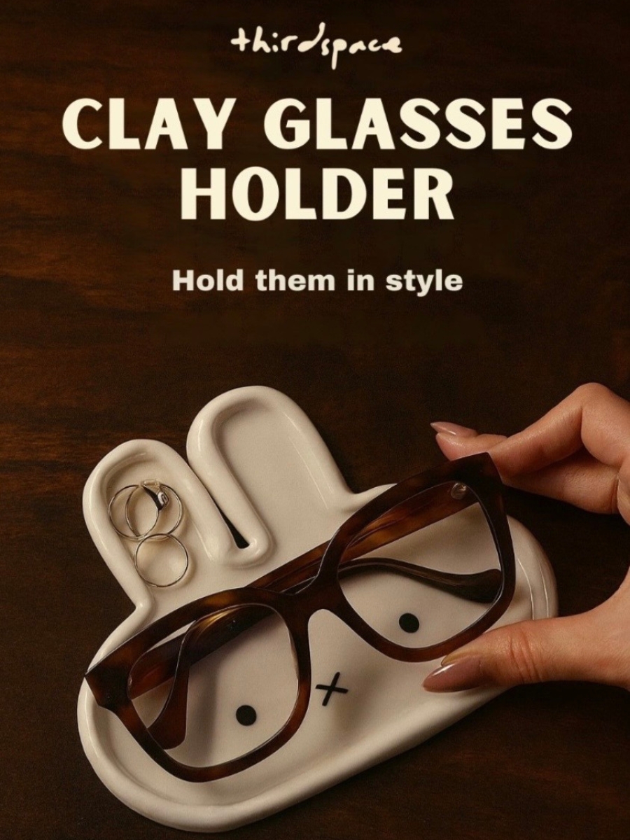 Clay Glasses Holder