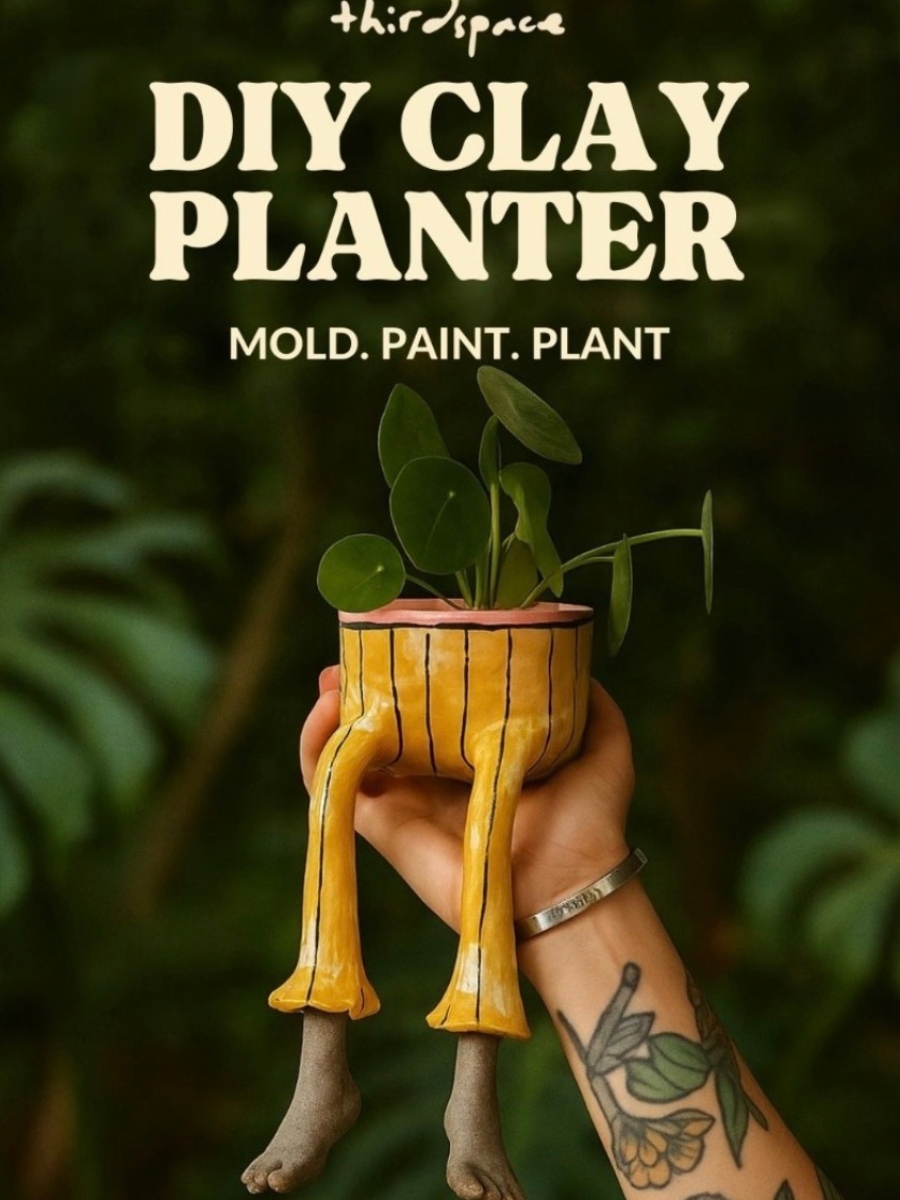 DIY Clay Planter