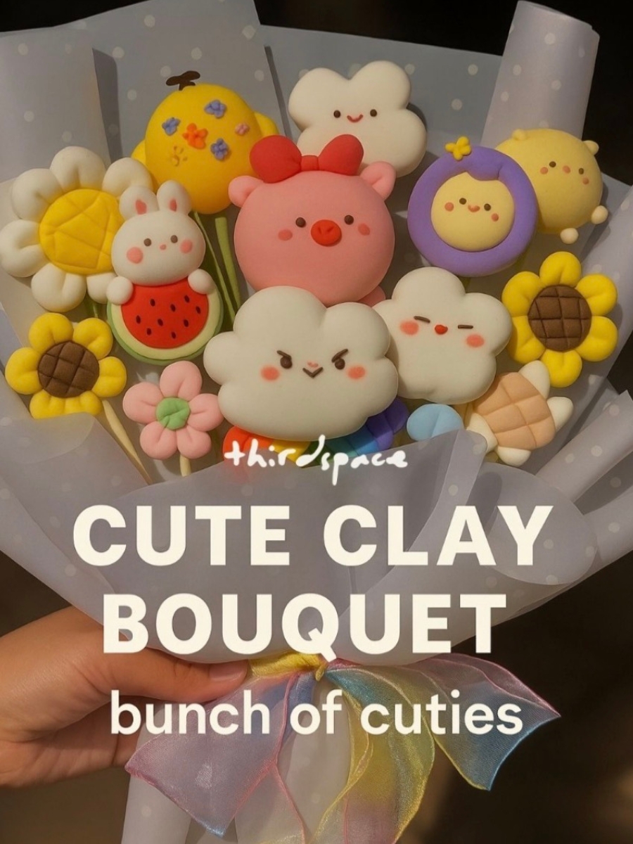 Cute Clay Bouquet